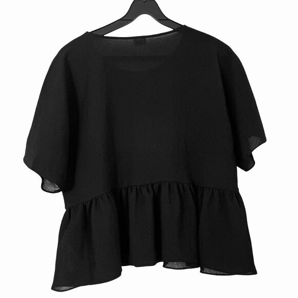 Aritzia Wilfred Macee Peplum Top Size Small - Picture 4 of 7
